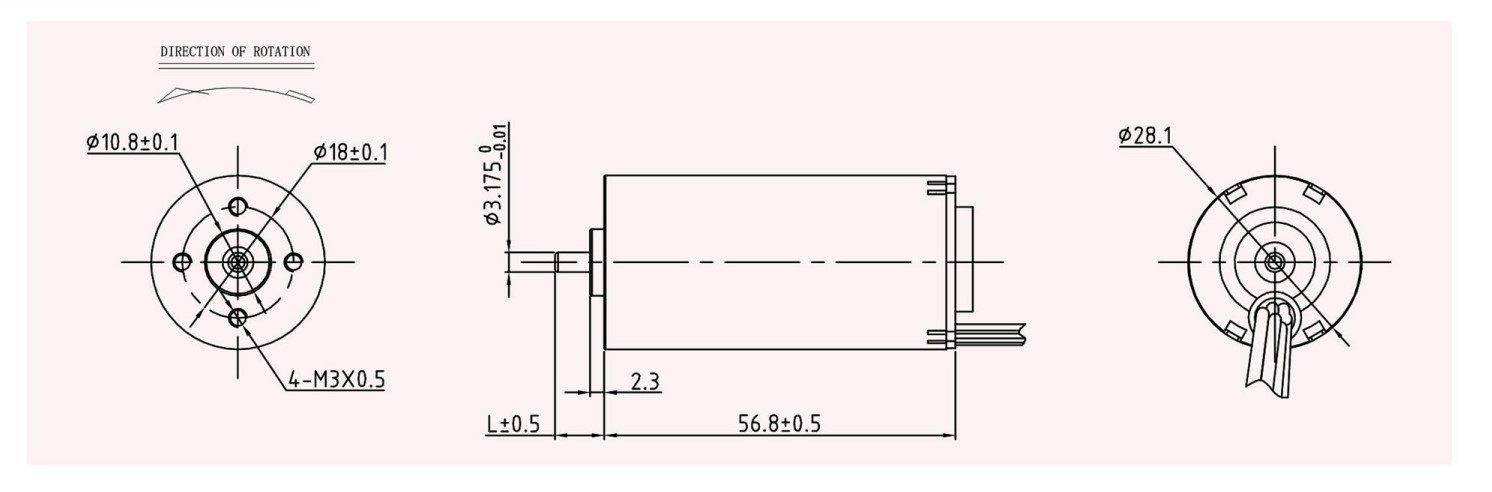 2857 motor outline