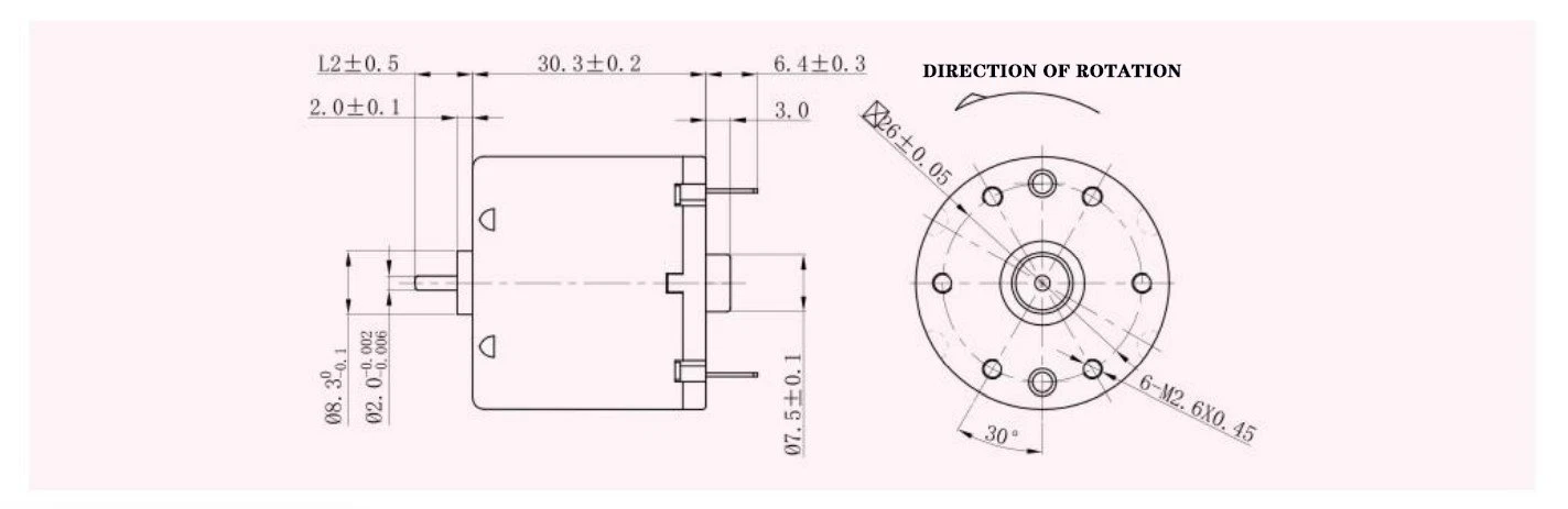 528SA motor outline 528SA motor outline