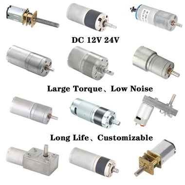 Micro-moteur à engrenages 12V 24V